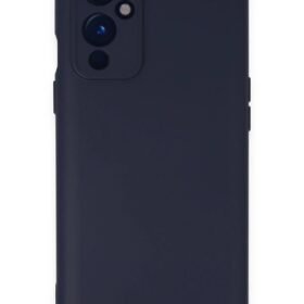 One Plus 9 Kılıf Nano içi Kadife Silikon - Lacivert-(5796)
