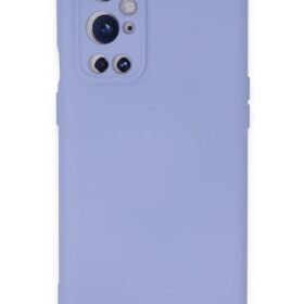 One Plus 9 Pro Kılıf Nano içi Kadife Silikon - Mavi-(5796)