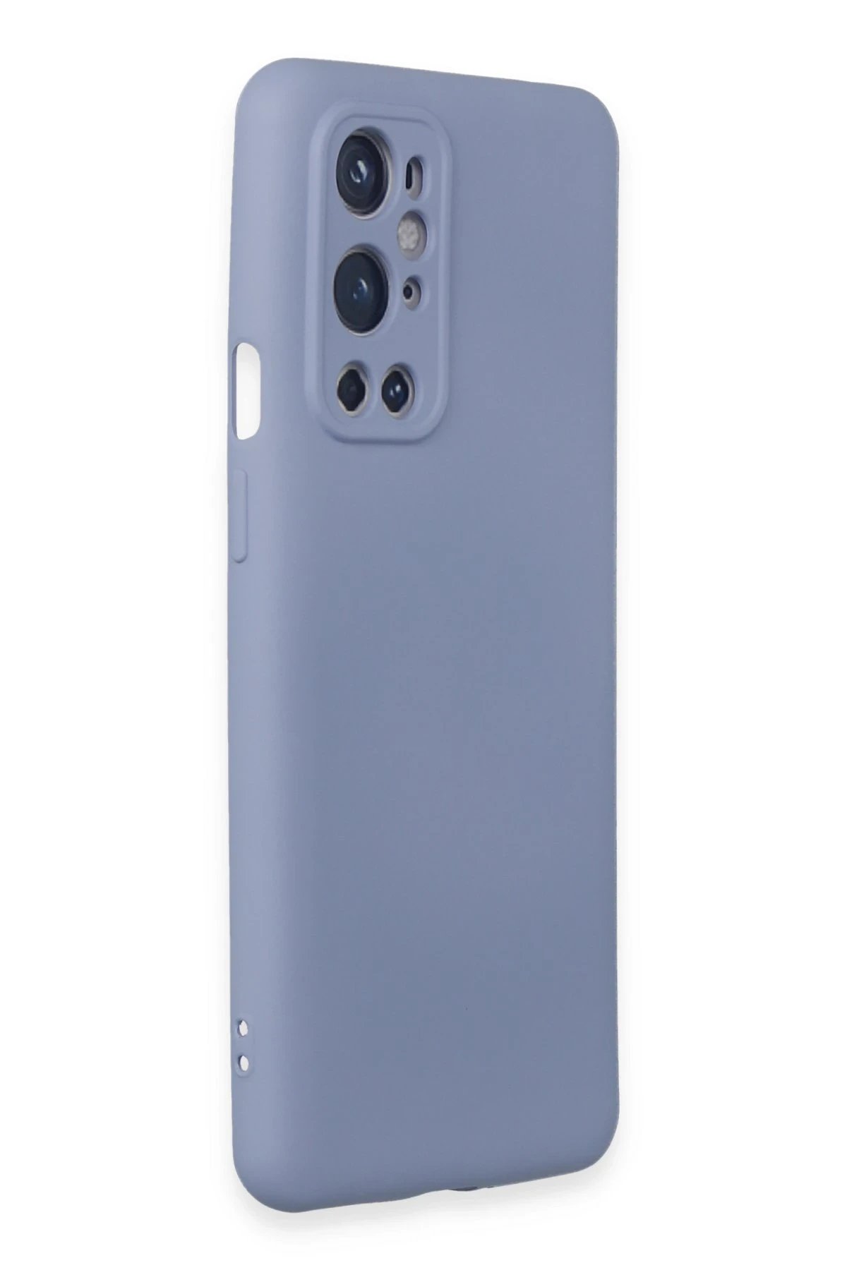 One Plus 9 Pro Kılıf Nano içi Kadife Silikon - Mor-(5796) - Görsel 2