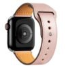 Apple Watch 42mm KR415 Luaz Deri Kordon - Pembe-(5796)