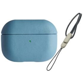 Airpods Pro 2 (2.nesil) 405 Deri Kılıf - Sierra Blue-(5796)