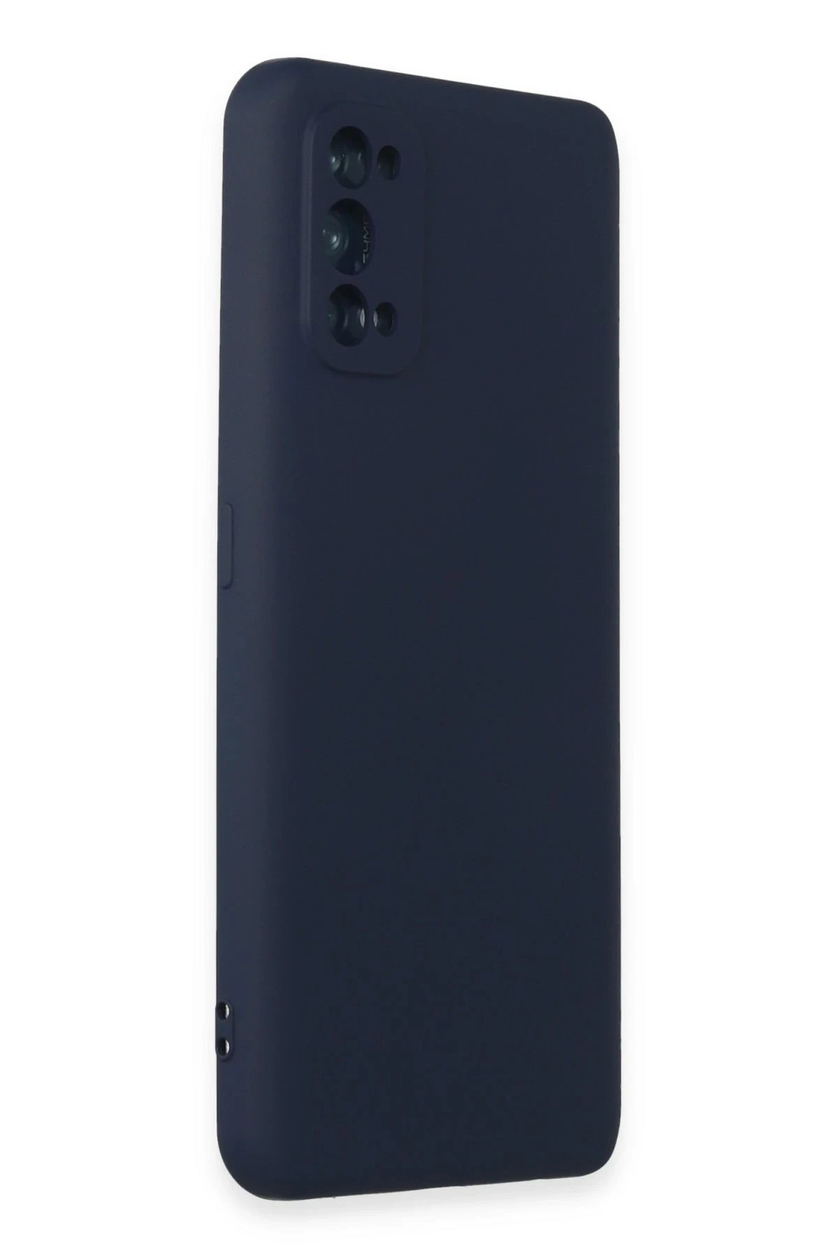 Realme 7 Pro Kılıf Nano içi Kadife Silikon - Lacivert-(5796) - Görsel 2