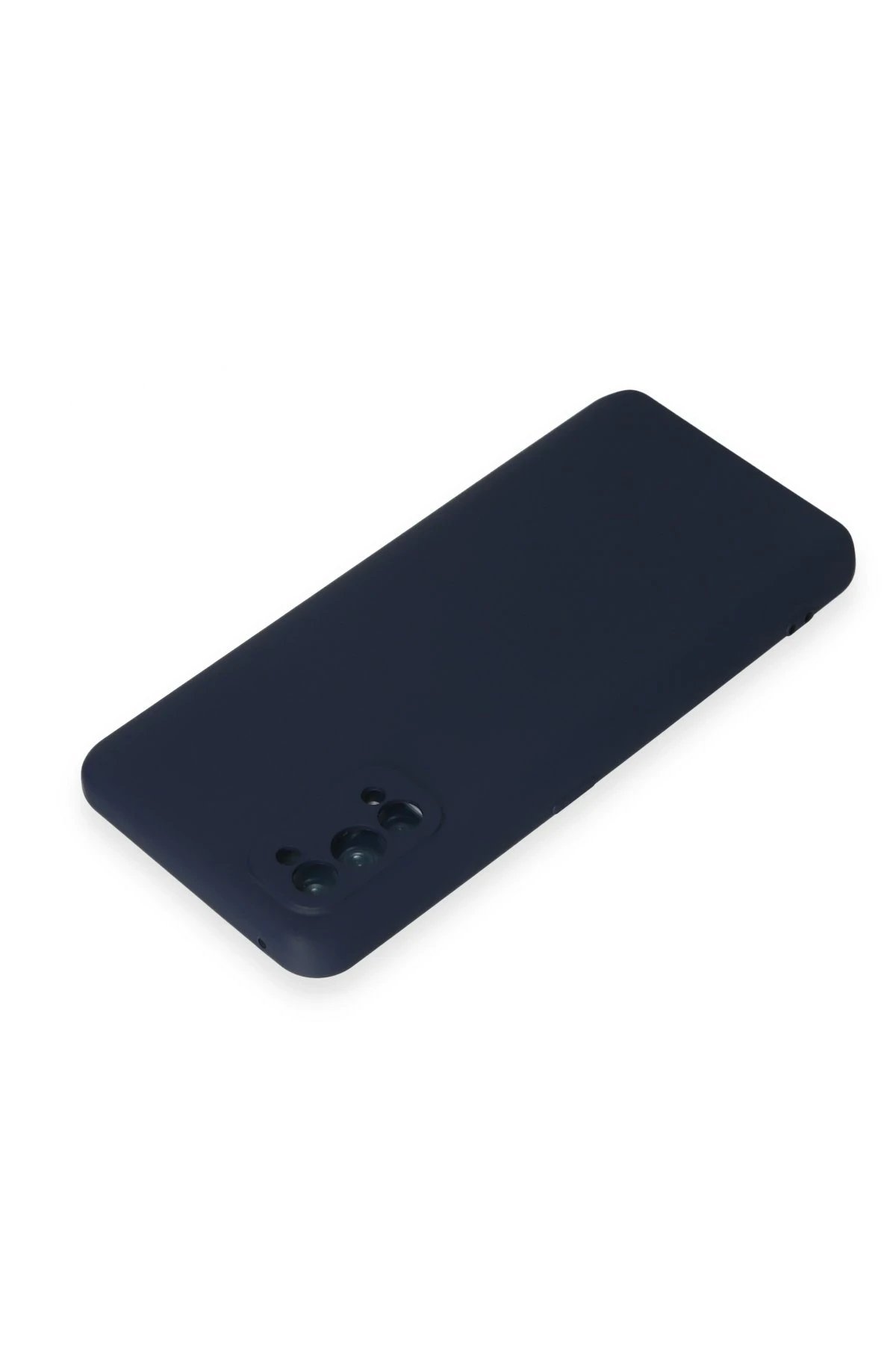 Realme 7 Pro Kılıf Nano içi Kadife Silikon - Lacivert-(5796) - Görsel 3