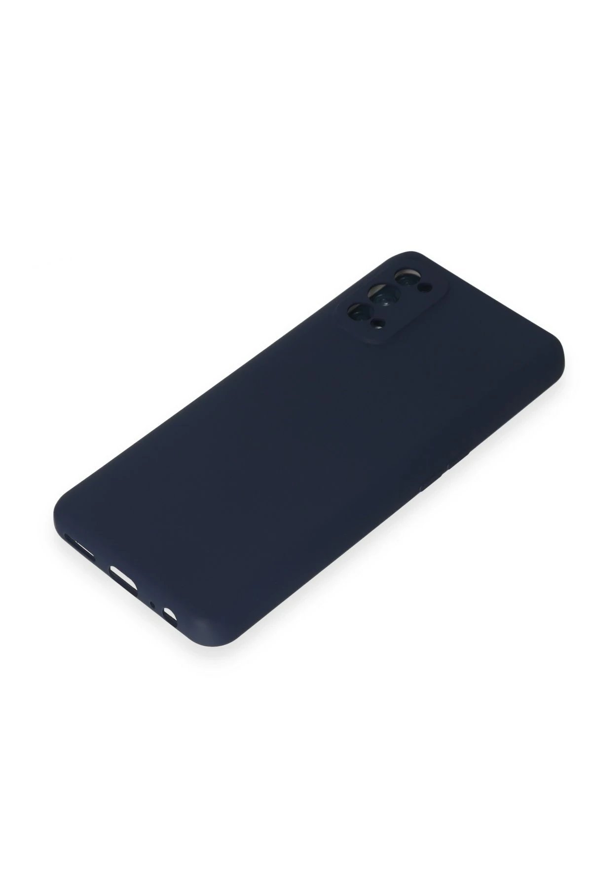 Realme 7 Pro Kılıf Nano içi Kadife Silikon - Lacivert-(5796) - Görsel 4