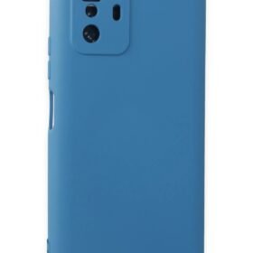 Xiaomi Poco X3 GT Kılıf Nano içi Kadife Silikon - Mavi-(5796)