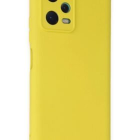 Xiaomi Redmi Note 12 5G Kılıf Nano içi Kadife Silikon - Sarı-(5796)