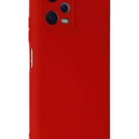 Xiaomi Redmi Note 12 5G Kılıf Nano içi Kadife Silikon - Kırmızı-(5796)