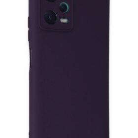 Xiaomi Redmi Note 12 5G Kılıf Nano içi Kadife Silikon - Mor-(5796)