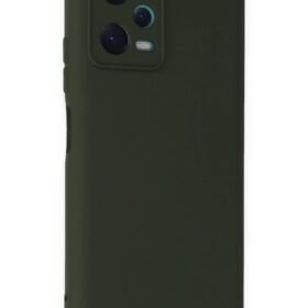 Xiaomi Redmi Note 12 5G Kılıf Nano içi Kadife Silikon - Koyu Yeşil-(5796)