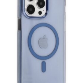 iPhone 14 Pro Max Kılıf Tron Şeffaf Magsafe Kapak - Mavi-(5796)