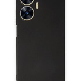 Realme C55 Kılıf First Silikon - Siyah-(5796)