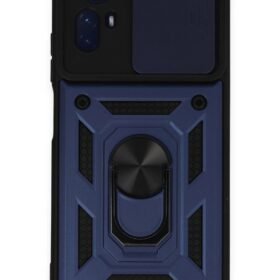 Xiaomi Redmi Note 12S Kılıf Pars Lens Yüzüklü Silikon - Lacivert-(5796)