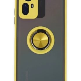 Xiaomi Redmi Note 12S Kılıf Montreal Yüzüklü Silikon Kapak - Sarı-(5796)