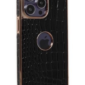 iPhone 14 Pro Max Kılıf Snake Kapak - Siyah-(5796)