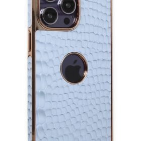 iPhone 14 Pro Max Kılıf Snake Kapak - Sierra Blue-(5796)