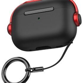 Airpods 3 (3.nesil) Cool Kılıf - Siyah-Kırmızı-(5796)