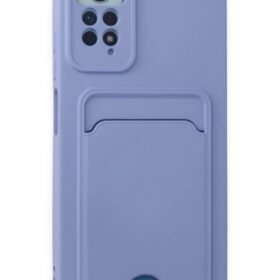 Xiaomi Redmi Note 12 Pro 4G Kılıf Kelvin Kartvizitli Silikon - Lila-(5796)