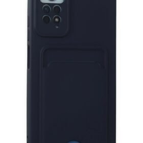 Xiaomi Redmi Note 12 Pro 4G Kılıf Kelvin Kartvizitli Silikon - Lacivert-(5796)