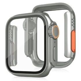 Apple Watch 45mm Watch 49mm Kasa Dönüştürücü ve Ekran Koruyucu - Yıldız Işığı-(5796)