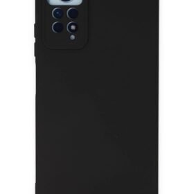 Xiaomi Redmi Note 12 Pro 4G Kılıf Nano içi Kadife Silikon - Siyah-(5796)