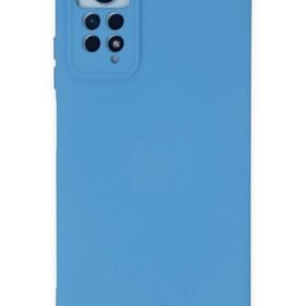 Xiaomi Redmi Note 12 Pro 4G Kılıf Nano içi Kadife Silikon - Mavi-(5796)