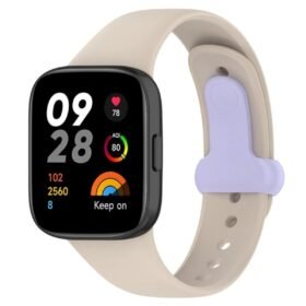 Xiaomi Redmi Watch 3 Origin Silikon Kordon - Bej-(5796)