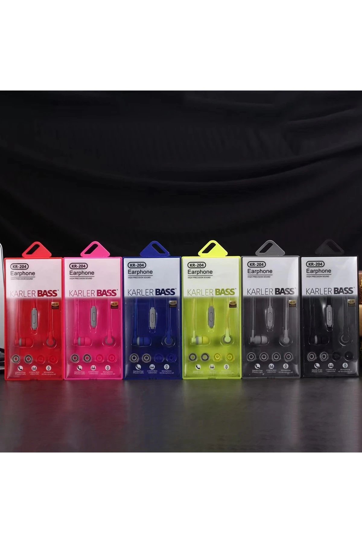 KR-204 Kablolu Kulaklık - Yeşil-(5796) - Görsel 2