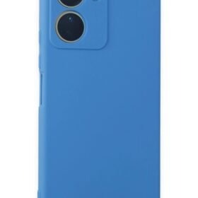 Vivo Y16 Kılıf First Silikon - Mavi-(5796)