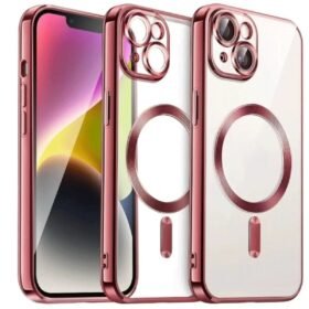 iPhone 15 Kılıf Kross Magneticsafe Kapak - Kırmızı-(5796)