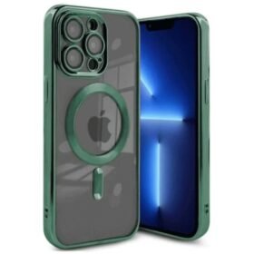 iPhone 15 Pro Kılıf Kross Magneticsafe Kapak - Koyu Yeşil-(5796)
