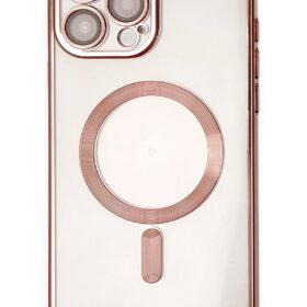 iPhone 15 Pro Kılıf Kross Magneticsafe Kapak - Rose-(5796)
