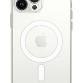 iPhone 15 Pro Kılıf Magneticsafe Şeffaf Silikon - Şeffaf-(5796)