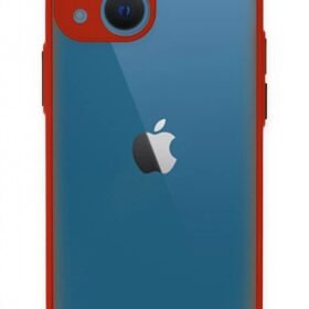 iPhone 15 Kılıf Montreal Silikon Kapak - Kırmızı-(5796)