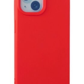 iPhone 15 Kılıf Nano içi Kadife Silikon - Kırmızı-(5796)