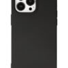 iPhone 15 Pro Kılıf Nano içi Kadife Silikon - Siyah-(5796)