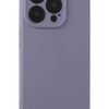 iPhone 15 Pro Kılıf Nano içi Kadife Silikon - Lila-(5796)