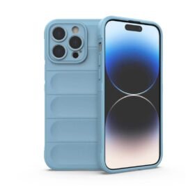 iPhone 15 Pro Kılıf Optimum Silikon - Sky Blue-(5796)