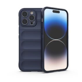 iPhone 15 Pro Max Kılıf Optimum Silikon - Lacivert-(5796)