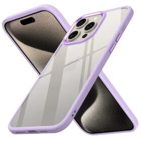 iPhone 15 Pro Max Kılıf Power Silikon - Lila-(5796)