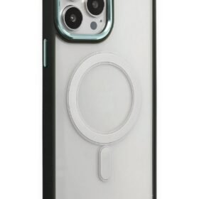 iPhone 15 Pro Kılıf Room Magneticsafe Silikon - Köknar Yeşili-(5796)