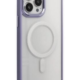 iPhone 15 Pro Max Kılıf Room Magneticsafe Silikon - Lila-(5796)