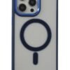 iPhone 15 Pro Max Kılıf Room Magneticsafe Silikon - Lacivert-(5796)