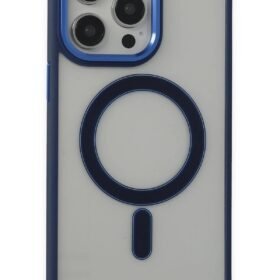 iPhone 15 Pro Max Kılıf Room Magneticsafe Silikon - Lacivert-(5796)