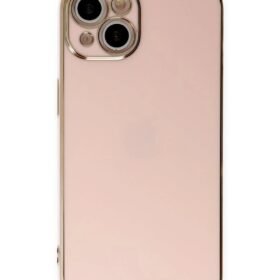 iPhone 15 Kılıf Volet Silikon - Pembe-(5796)
