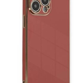 iPhone 15 Pro Kılıf Volet Silikon - Kırmızı-(5796)
