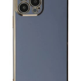 iPhone 15 Pro Max Kılıf Volet Silikon - Mavi-(5796)