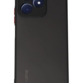 Realme C53 Kılıf Montreal Silikon Kapak - Siyah-(5796)