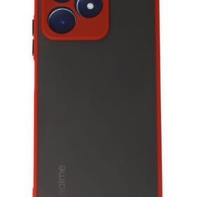 Realme C53 Kılıf Montreal Silikon Kapak - Kırmızı-(5796)