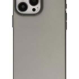 iPhone 15 Pro Max Kılıf Modos Metal Kapak - Siyah-(5796)