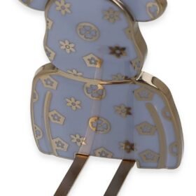 Astro Stand Ayıcık Desenli - Açık Mavi-(5796)